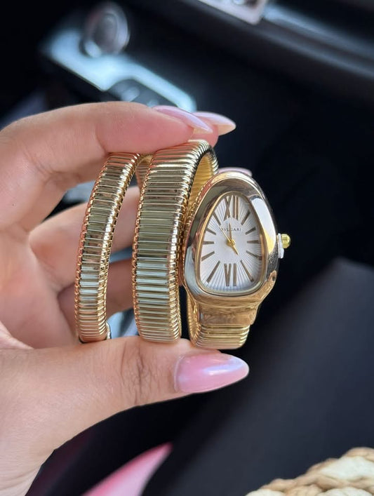 BVLGARI SERPENTI – GOLD & WHITE DIAL