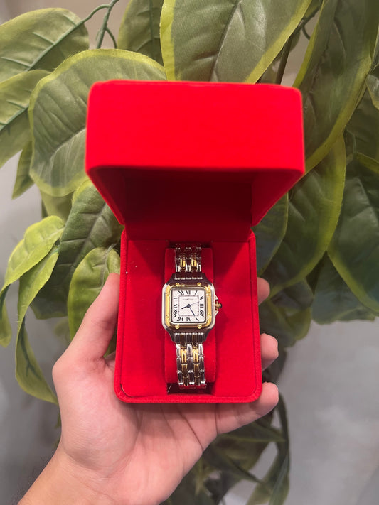 Montre luxe femme - Or Argent