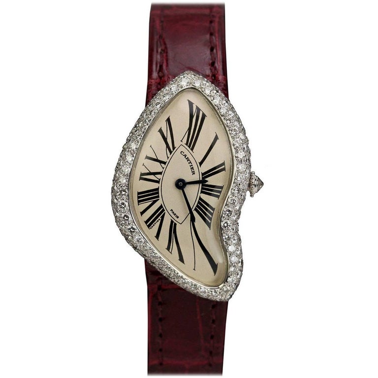 Montre femme Argent et lunnettes diamond & Cuir
