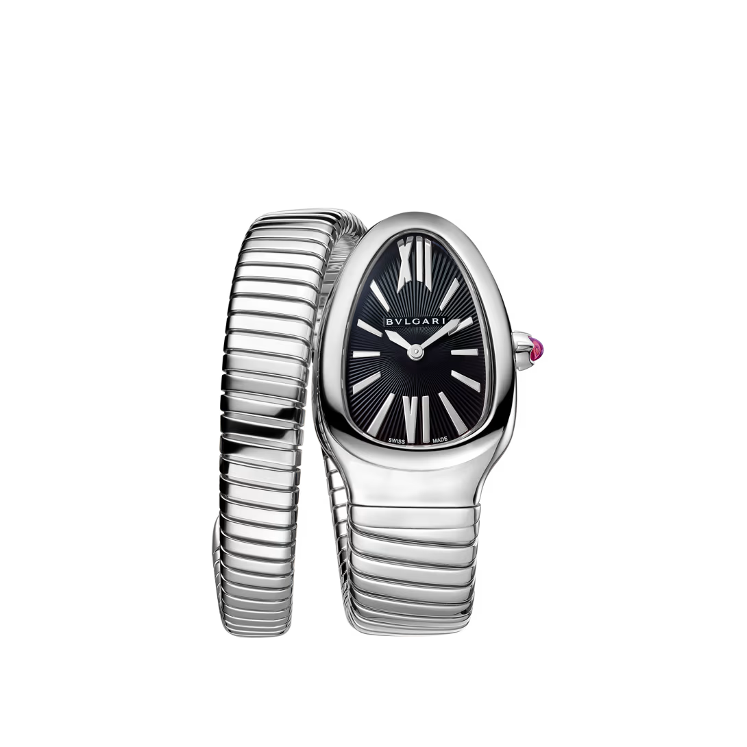 Bvlgari Serpenti Ladies Silver Face Watch