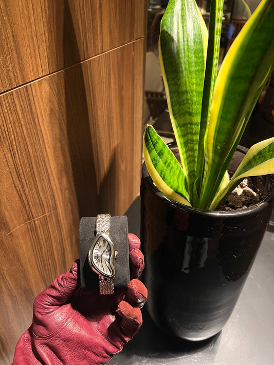 Montre luxe – Cadran Blanc & Boîtier Acier Inoxydable