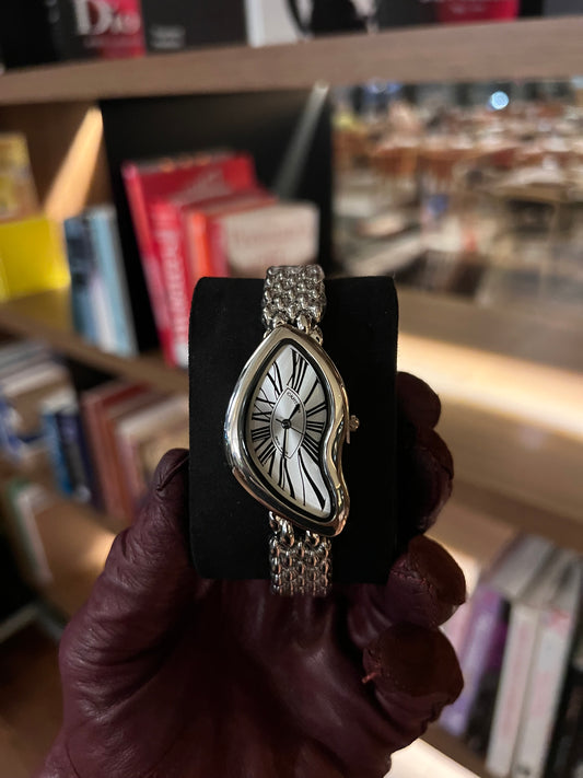 Montre Cartier Crash – Cadran Blanc & Boîtier Acier Inoxydable