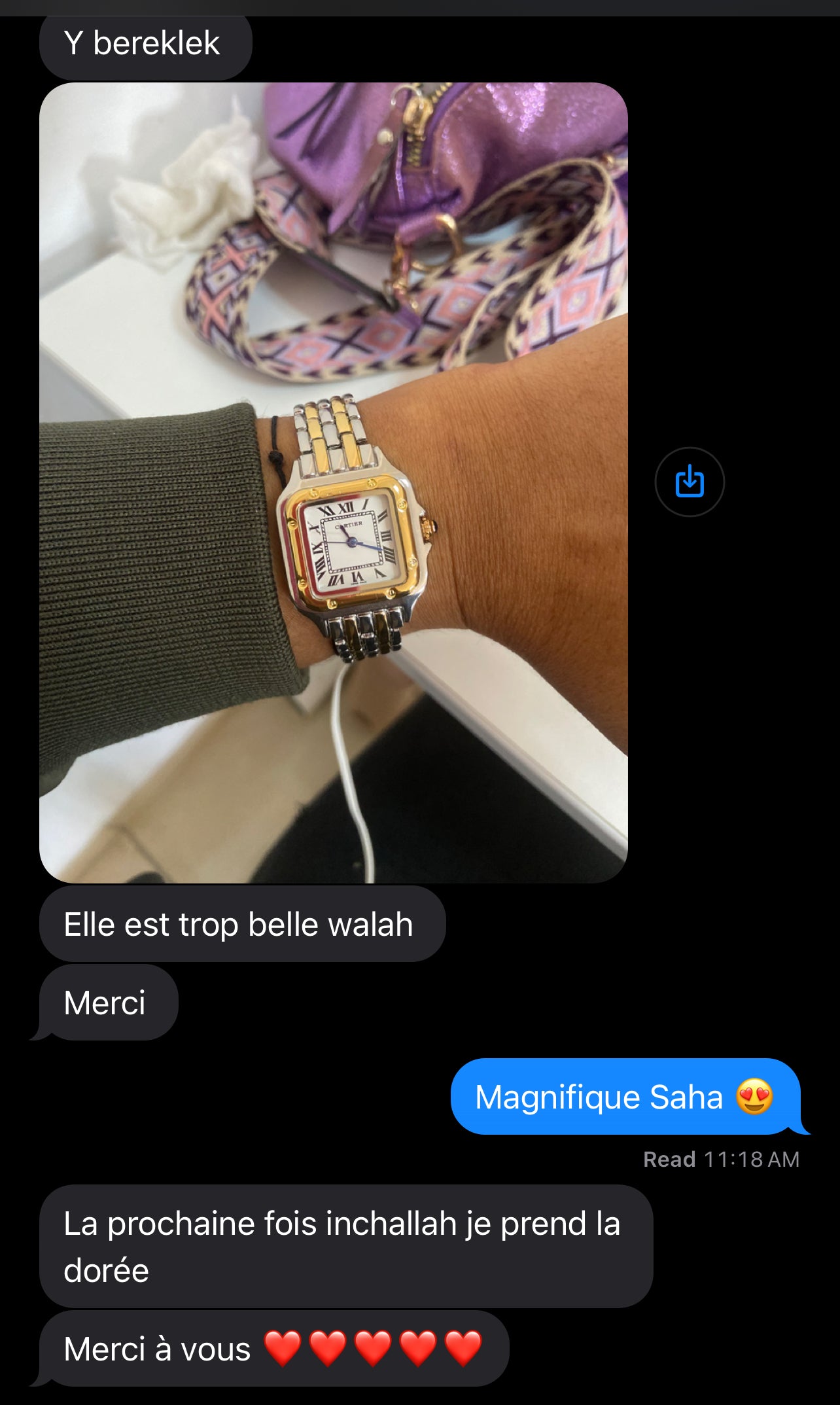 Montre luxe femme - Or Argent