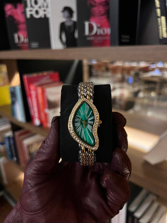 Montre Cartier Crash – Acier & Lunette Diamants