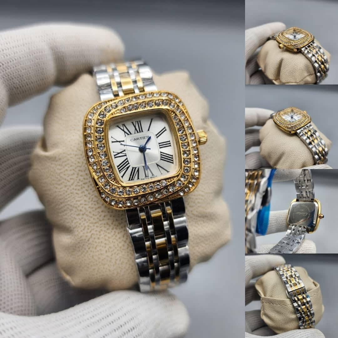 Montre femme Or et argent