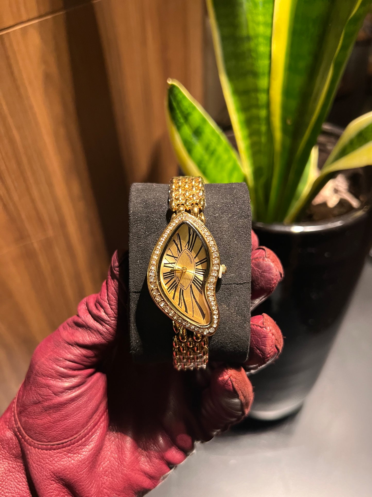 Montre luxe – Full Or & Lunette Diamants