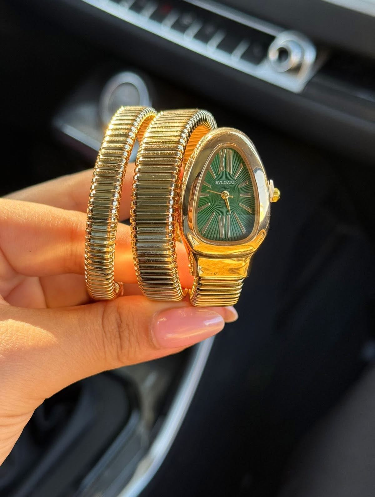 BVLGARI SERPENTI – GOLD & GREEN DIAL
