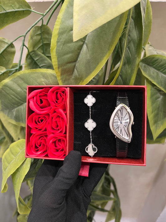 Pack Cadeau Élégance
Montre & trendy Bracelet