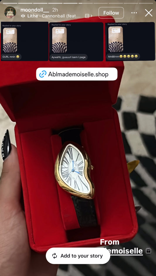 Montre luxe – Cadran Coloré & Lunette Or