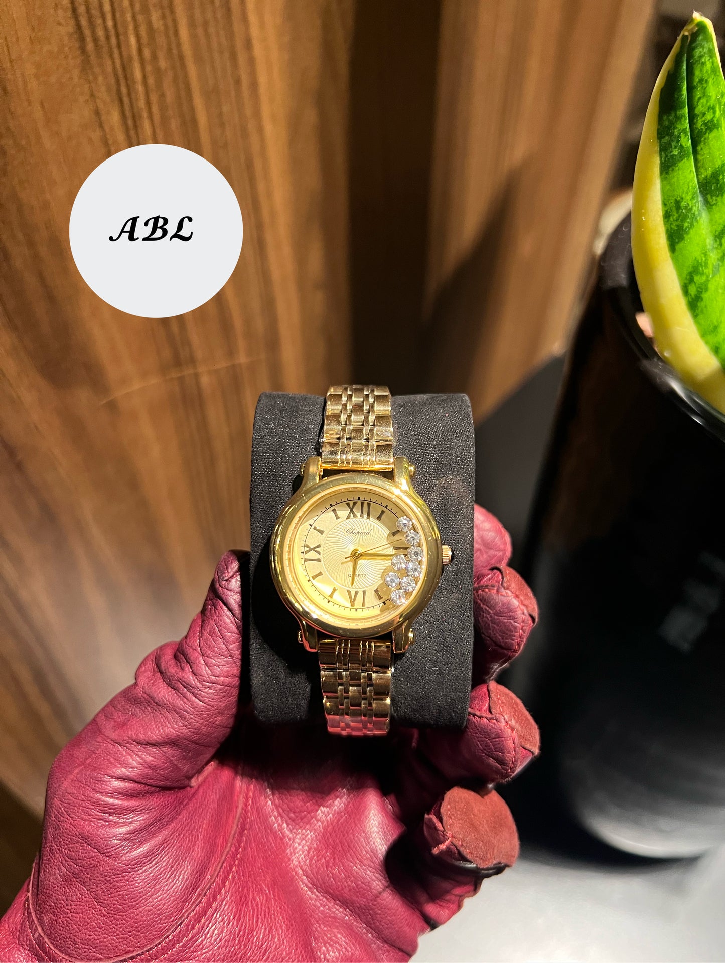 Montre luxe Happy Sports – Or