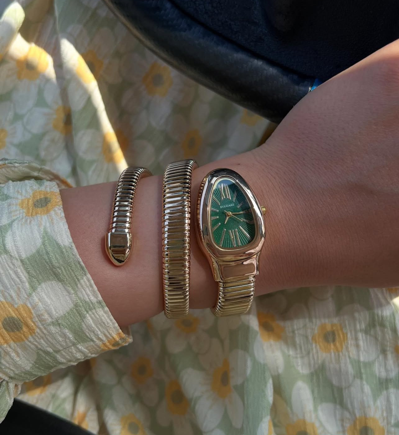 BVLGARI SERPENTI – GOLD & GREEN DIAL