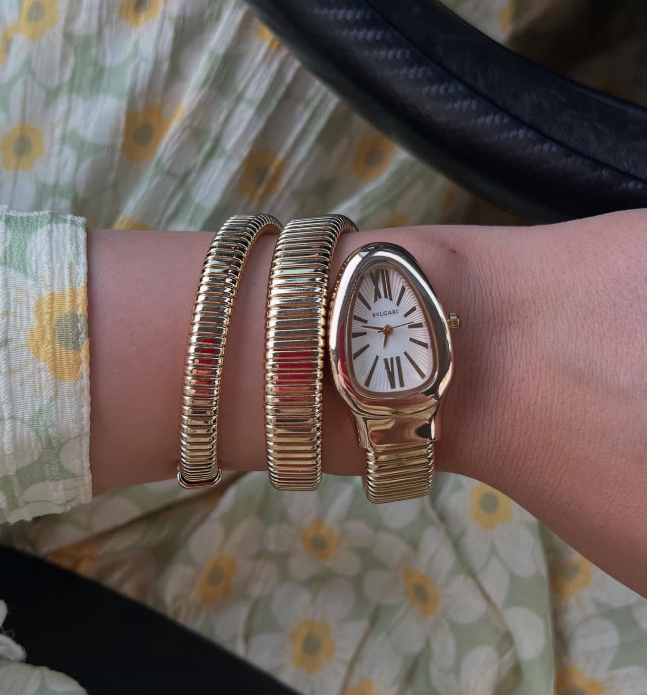 BVLGARI SERPENTI – GOLD & WHITE DIAL