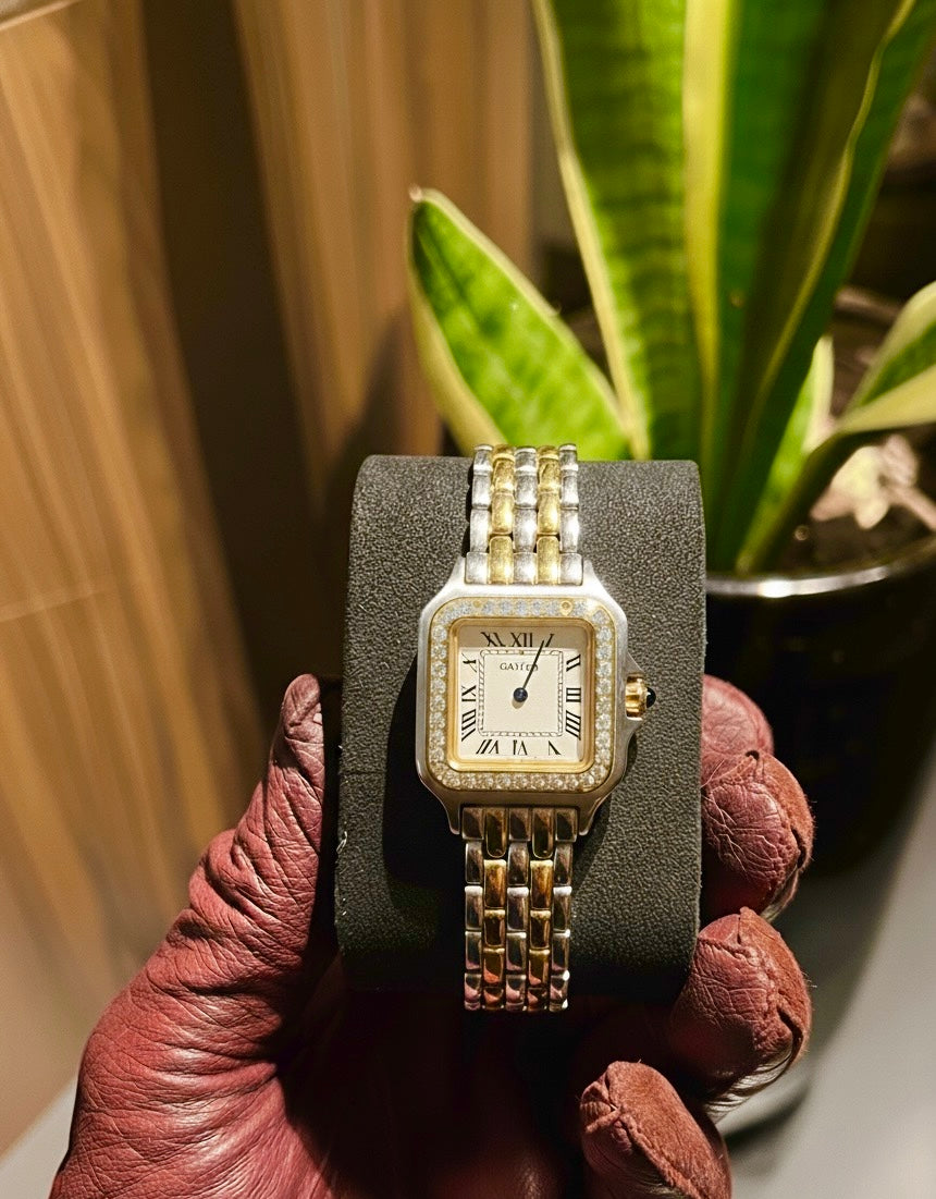 Montre luxe femme - Or Argent