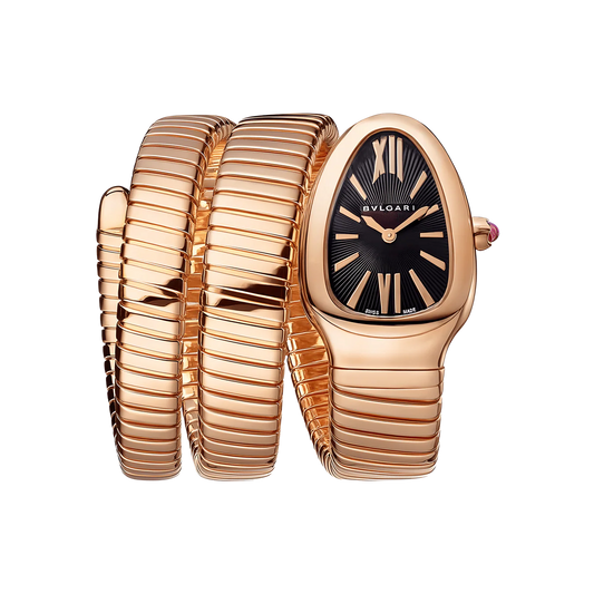 BVLGARI SERPENTI – ROSE GOLD BLACK DIAL