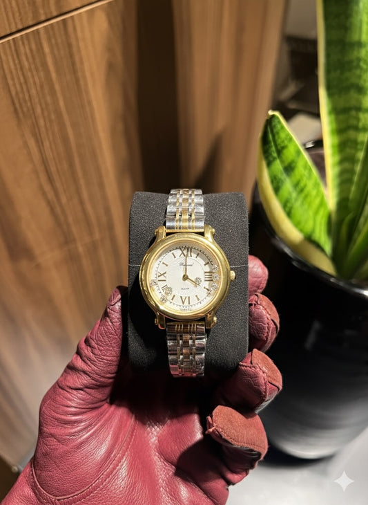 Chopard Montre luxe – Cadran blanc  & Or 18 carats