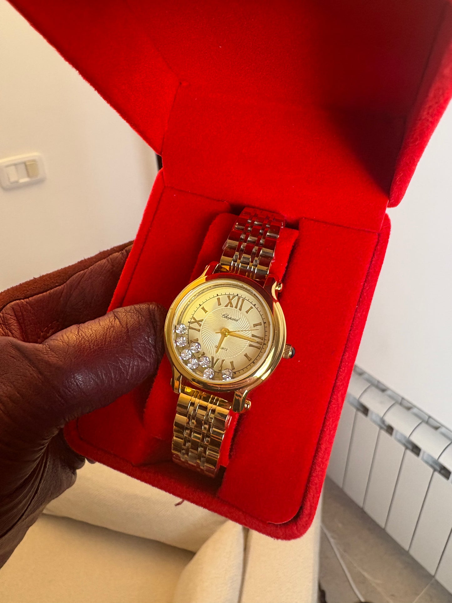Montre luxe Happy Sports – Or