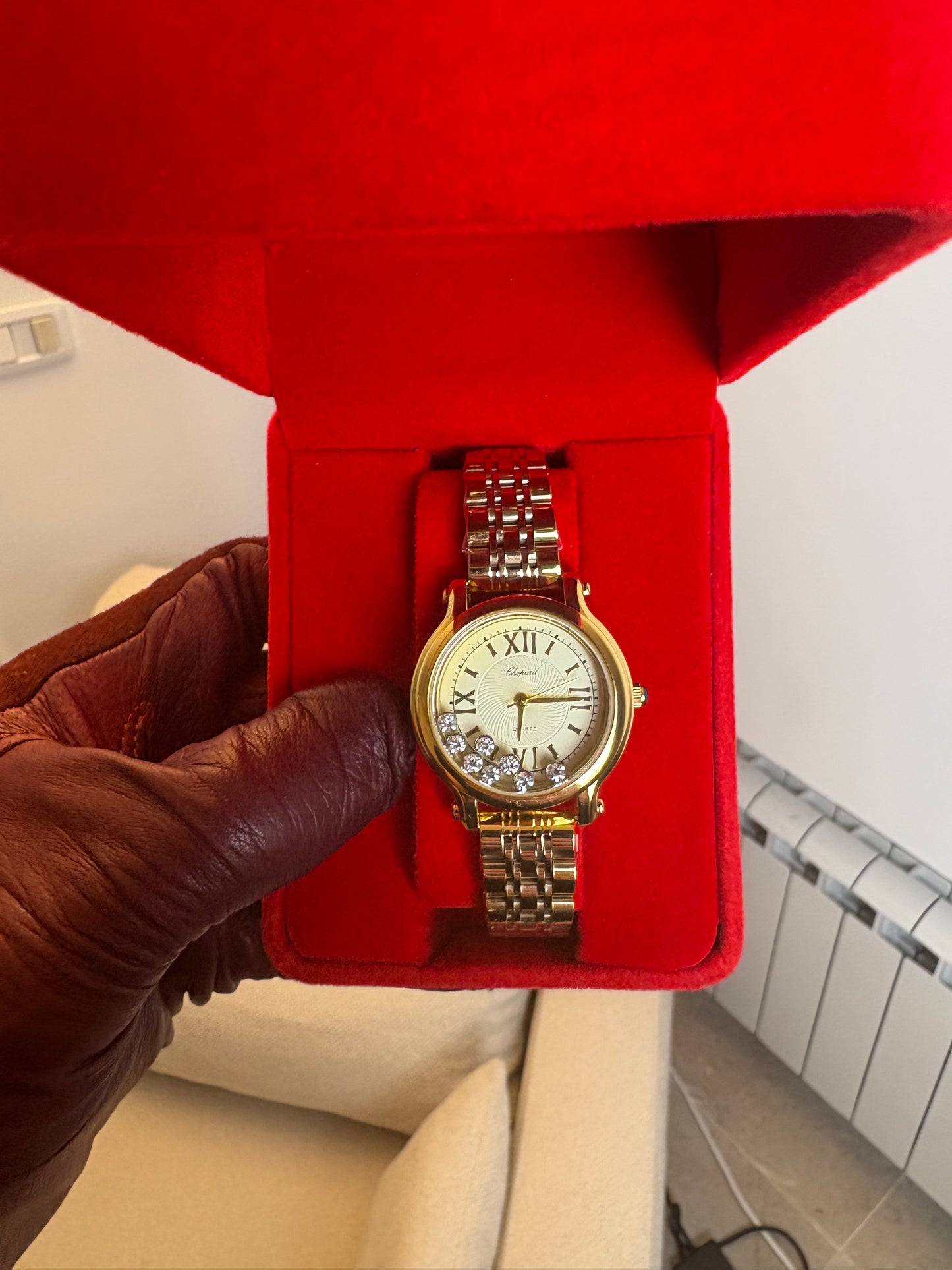 Montre luxe Happy Sports – Or