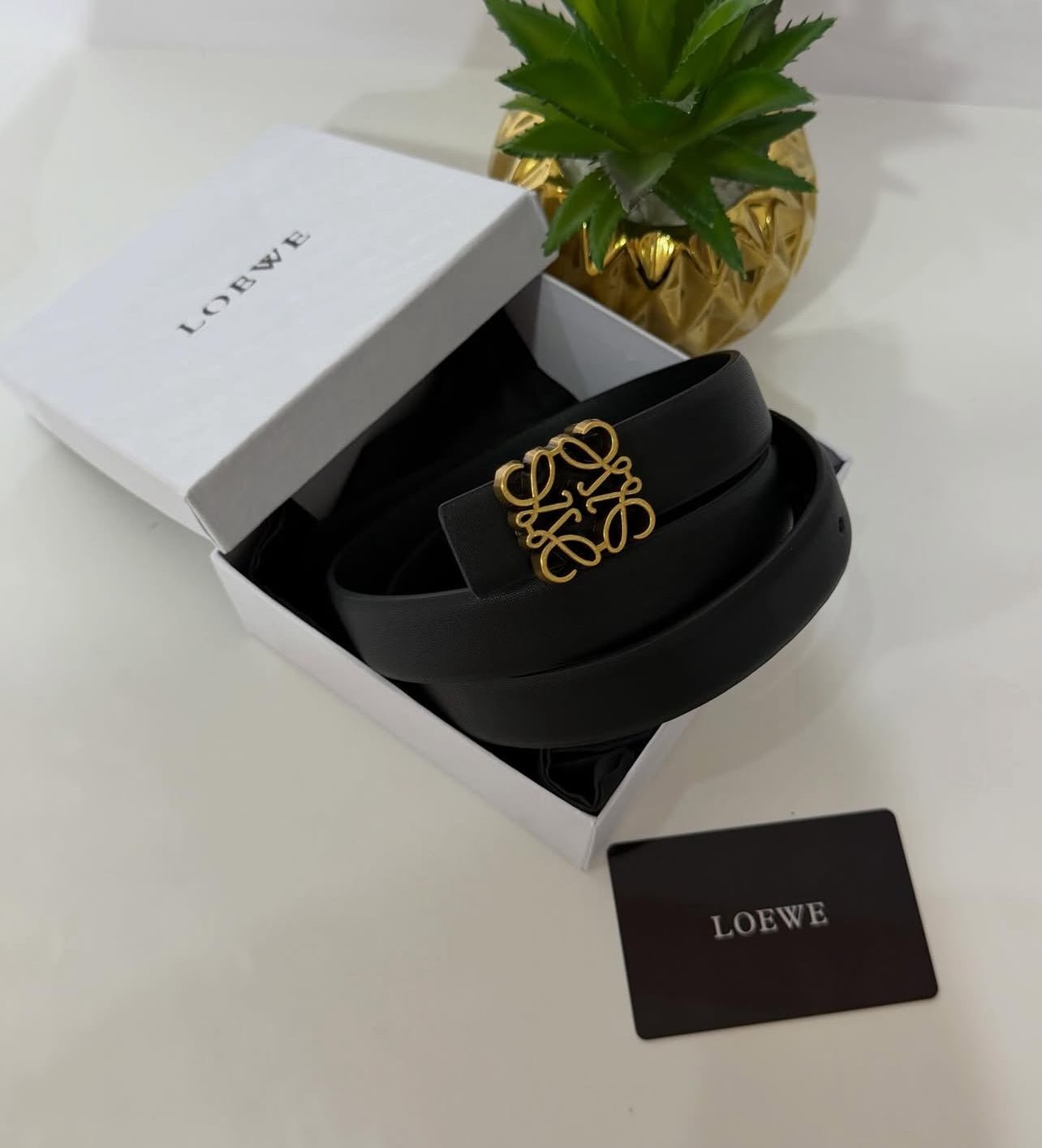 The Black Signature Belt - ABL MADEMOISELLE