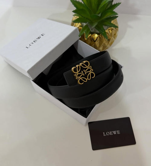 The Black Signature Belt - ABL MADEMOISELLE