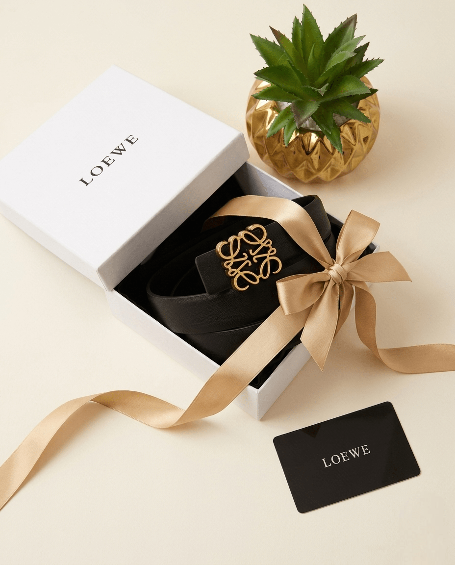 The Black Signature Belt - ABL MADEMOISELLE