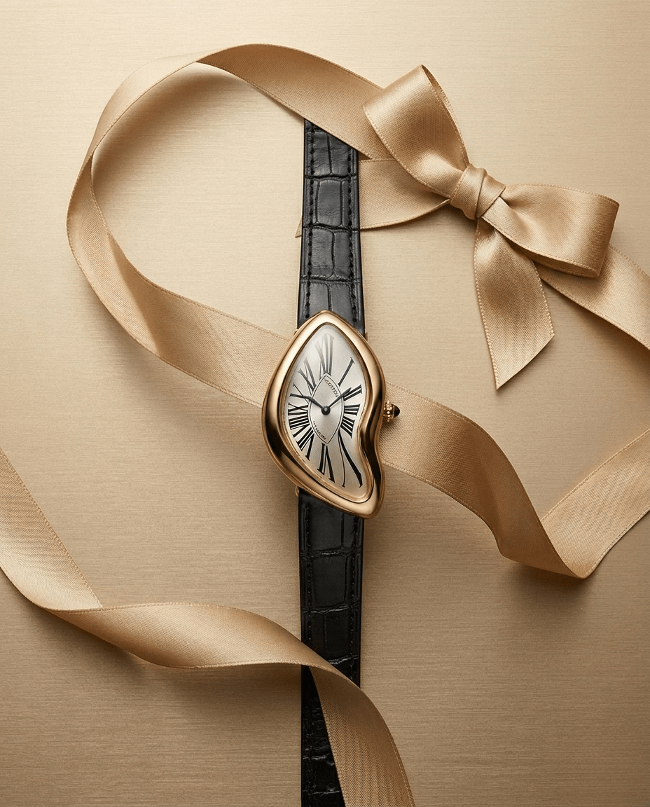 The Gold Crash Timepiece - ABL MADEMOISELLE